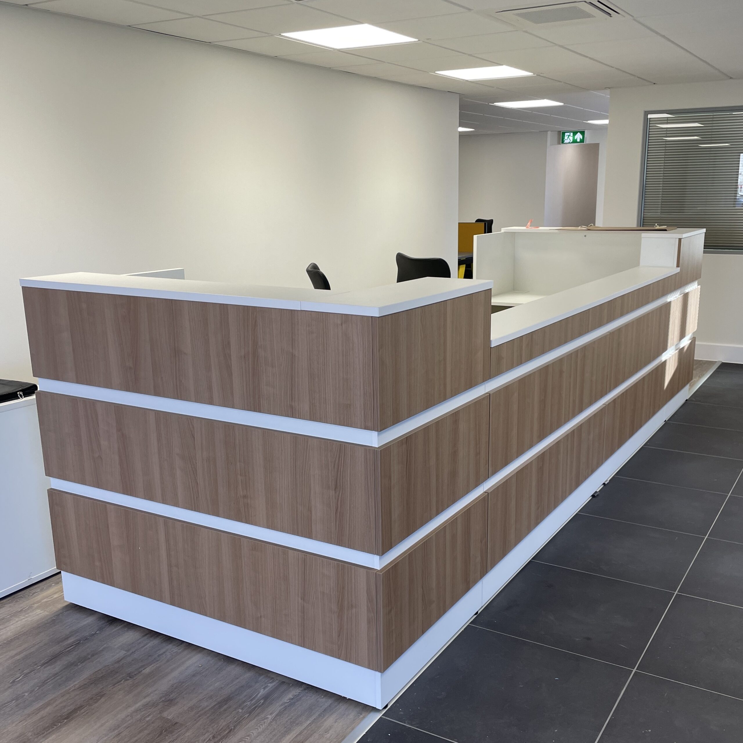 Reception Furniture Installed for client